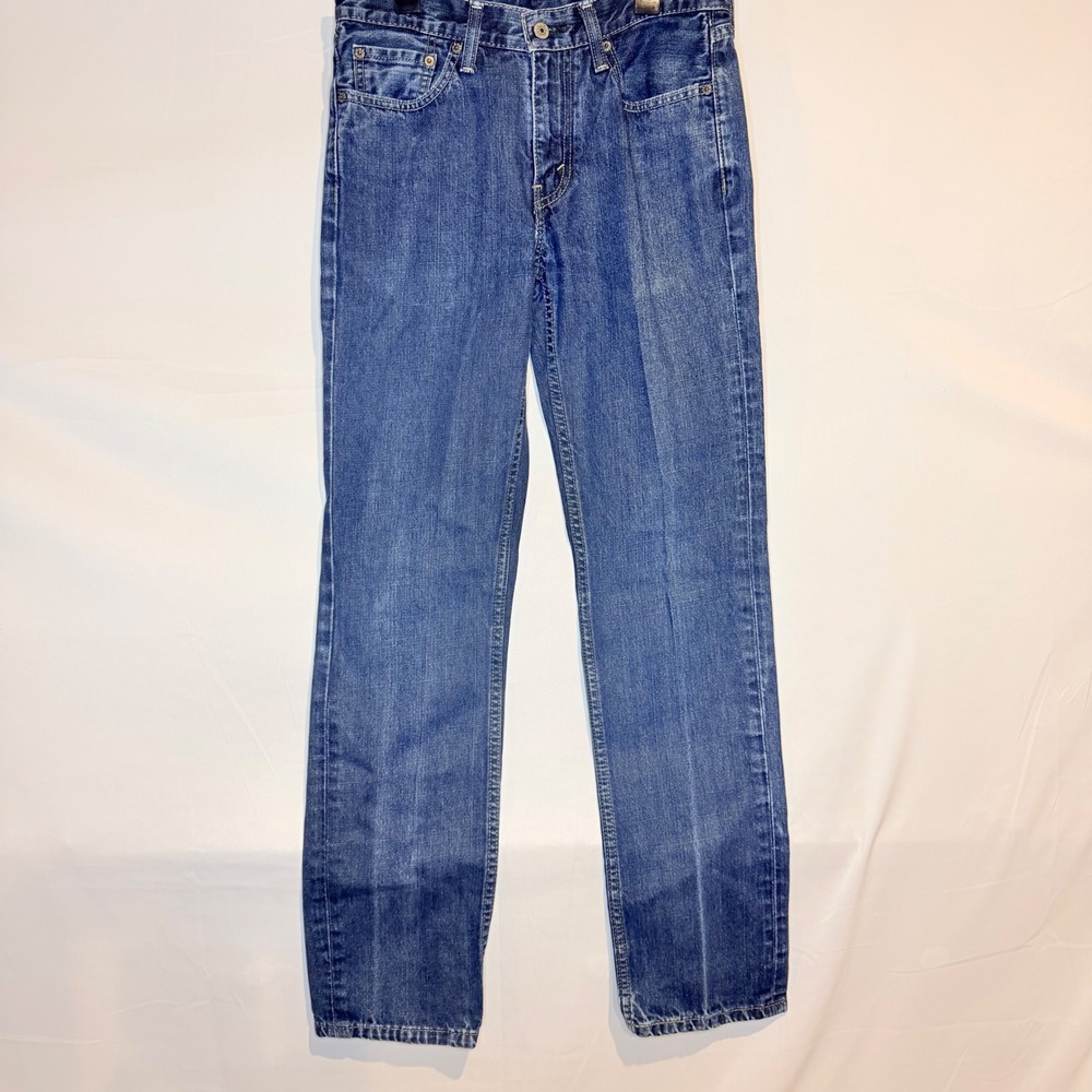Levis 514 Straight Fit Mens Jeans W29 L32 Medium Wash Blue Denim Pants